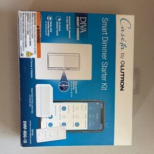 Caséta by Lutron Diva Smart Dimmer Starter Kit - Blue/White